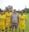 kluci z All stars s naším nejlepším správcem hřiště Dušanem Husarem 